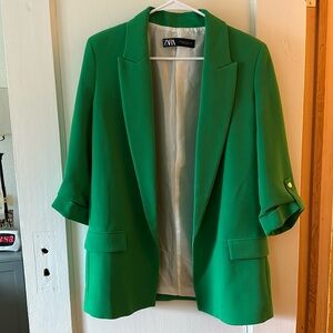 Zara Green Blazer